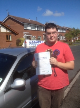 Passed 1st time with my excellent driving instructor Fred I am autistic and Fred was very patient and clear and would highly recommend Passed 19th August 2014