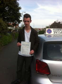 Thank you Les for getting me through my driving test I am so happy and very grateful Passed May 2014