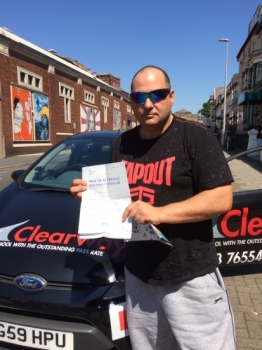 I have passed my test today and would like to leave a review for Fred Fredacute;s so helpful and helped me with all aspects of driving He encouraged me and was always there if i needed advice He is patient and understanding I would 100 recommend Fred and the staff at CLEARWAY to anyone Passed 29th May 2018