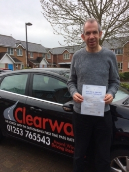 Thank you so much to Fred and Clearway for helping me pass my driving test Fred is an excellent instructor with a kind friendly manner that puts you at ease straight away He is very patient and always tries to get the best out of you identifying and focussing on correcting your weaker areas I canacute;t thank Fred and Clearway enough for setting me up for a lifetime of safe and competent d