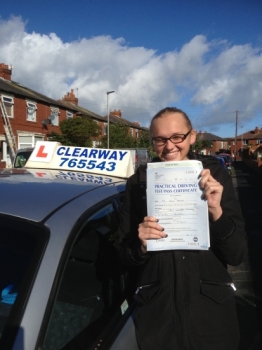 Before joining Clearway I was very nervous behind the wheel until I met Fred He was fully understanding and helped me through everything with time and patience I couldnacute;t thank this man enough as not only did I pass my theory first time I also passed my driving test first time as well A big thank you to Fred and Clearway Driving School for everything and I will be recommending them to 